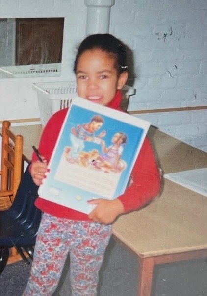 Christine as a child