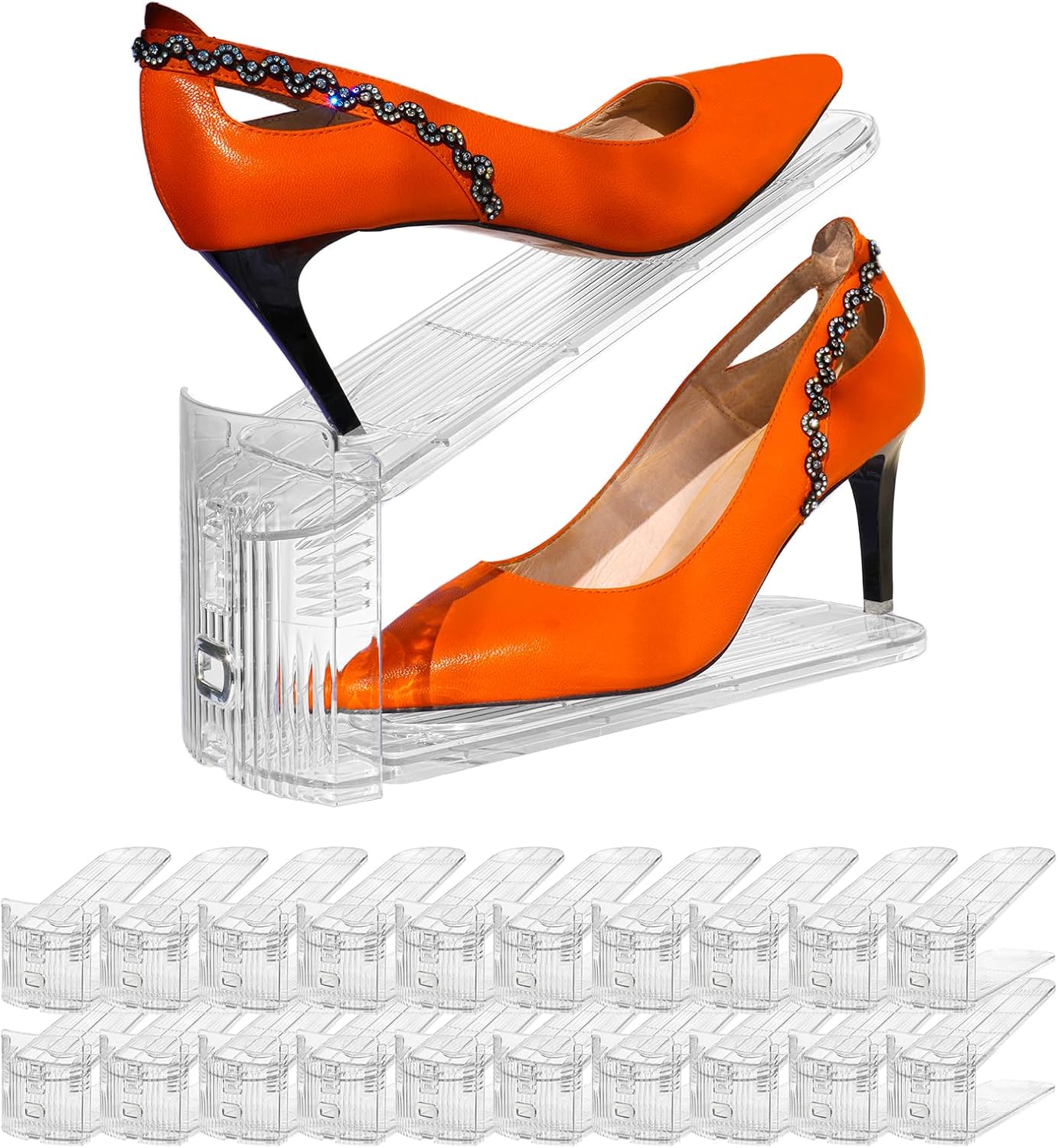 Adjustable Acrylic Shoe Organizers